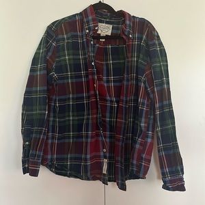 Men plaid button down